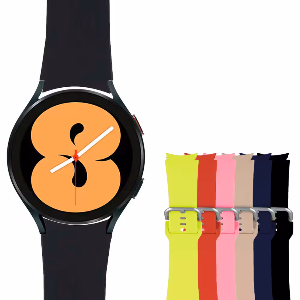 بند سیلیکونی سگکی ساعت سامسونگ Galaxy Watch 4