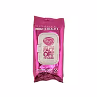 دستمال مرطوب پاک کننده آرایش چشم و صورت دافی 55 عددی مدل شکوفه گیلاس ژاپنی