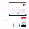 برچسب پوششی ماهوت مدل Blanco-Pink-Marble مناسب برای تبلت سامسونگ Galaxy Tab A 10.1 2019 T515