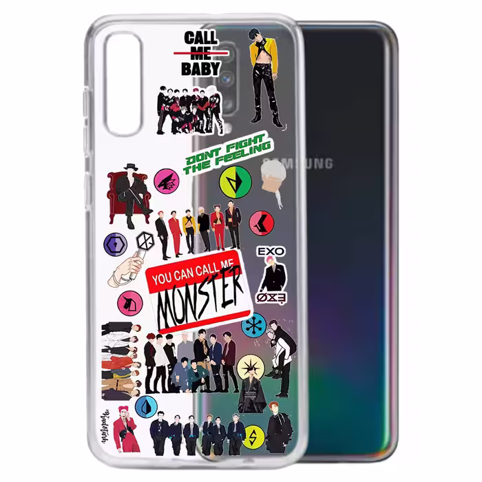 کاور طرح EXO مناسب برای گوشی موبایل سامسونگ Galaxy A70 