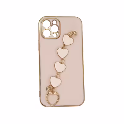 کاور مدل زنجیری طرح قلب مناسب برای گوشی موبایل اپل IPHONE 12PROMAX