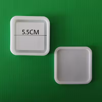 قالب رزین مدل آکواریومی طرح مربع مجموعه 2 عددی