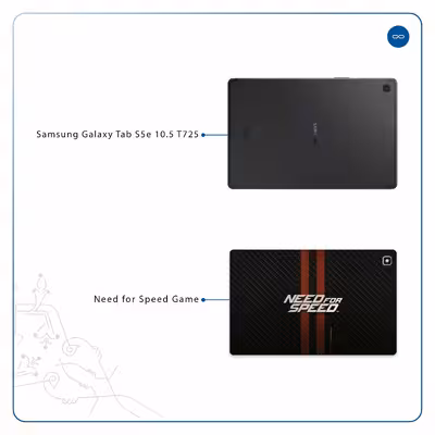 برچسب پوششی ماهوت مدل Need-for-Speed-Game مناسب برای تبلت سامسونگ Galaxy Tab S5e 10.5 2019 T725