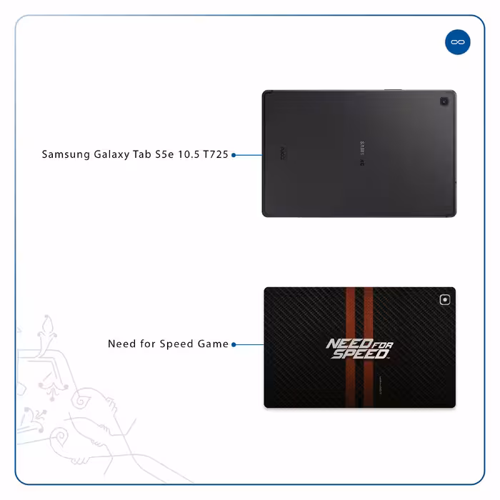 برچسب پوششی ماهوت مدل Need-for-Speed-Game مناسب برای تبلت سامسونگ Galaxy Tab S5e 10.5 2019 T725