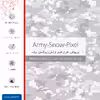 برچسب پوششی ماهوت مدل Army-Snow-Pixel مناسب برای تبلت سامسونگ Galaxy Tab S6 2019 SM-T860