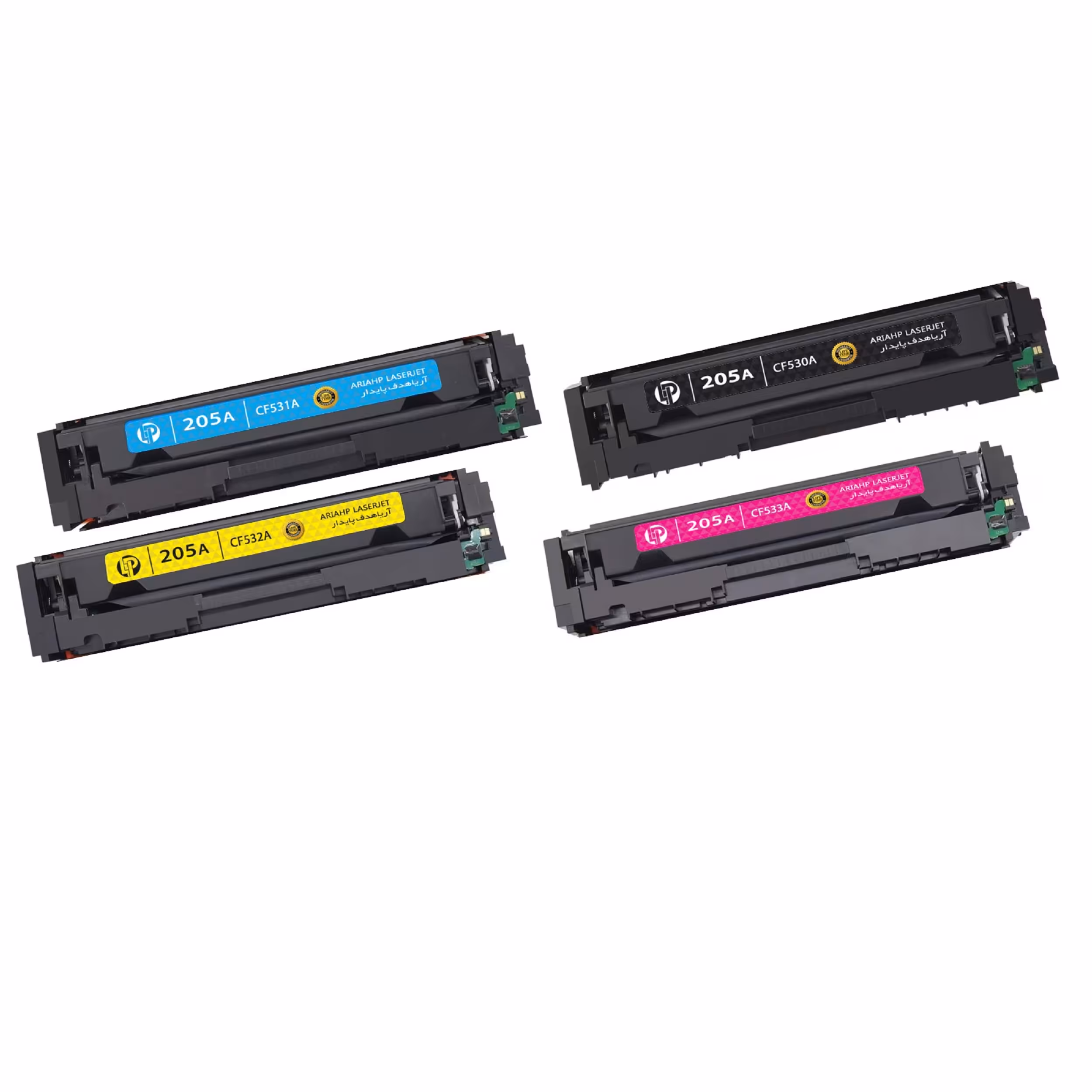 تونر رنگی آریا اچ پی مدل 205A مجموعه 4 عددی