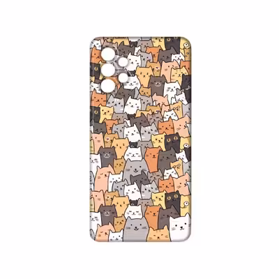 کاور مدل گربه کد 129 مناسب برای گوشی موبایل سامسونگ galaxy A53