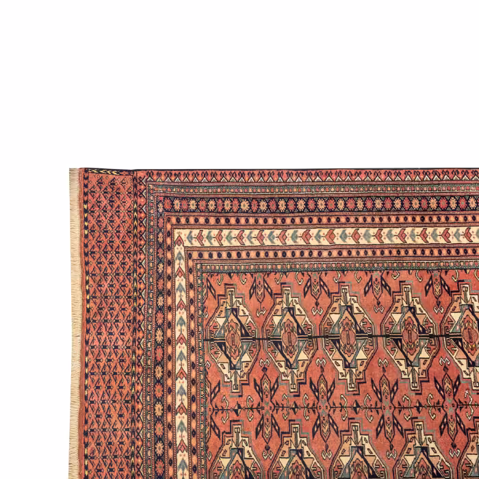 فرش دستبافت سه متری مدل ترکمن کد 40.1872