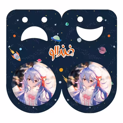 پیکسل خندالو مدل ری آیانامی انیمه اونگلیون کد 13819 به همراه مگنت