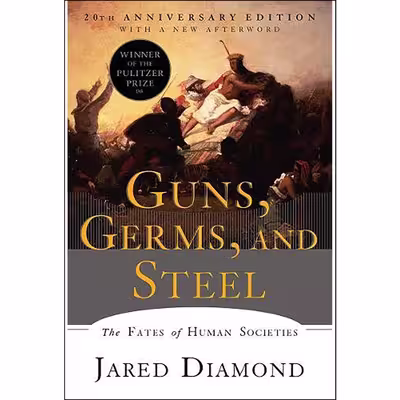 کتاب Guns, Germs, and Steel اثر Jared Diamond انتشارات W. W. Norton &amp; Company