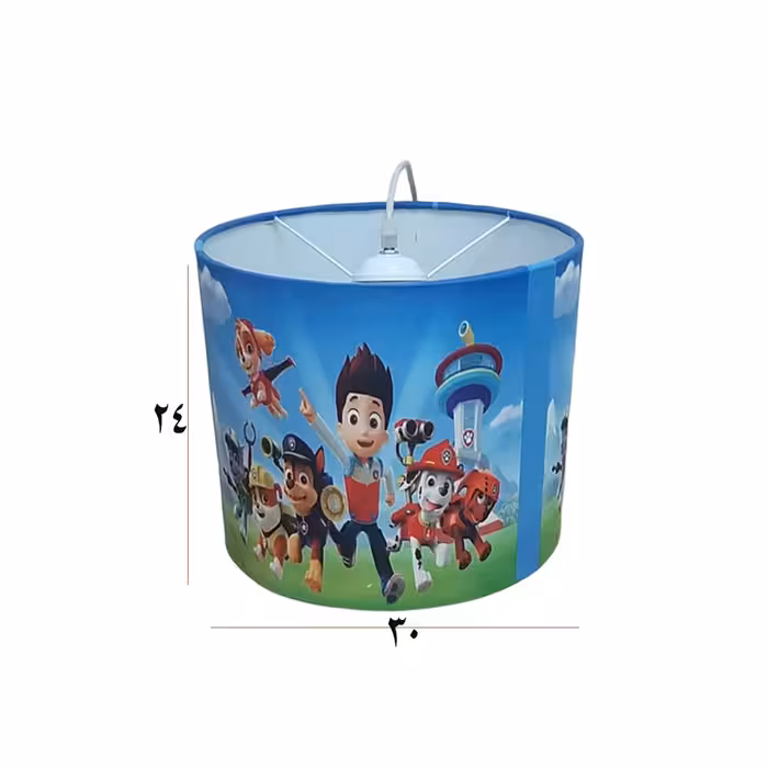 لوستر و آباژور کودک مدل سگ های نگهبان کد LA-119