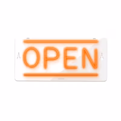 چراغ دیواری نئون دیزاین طرح Open_ORG