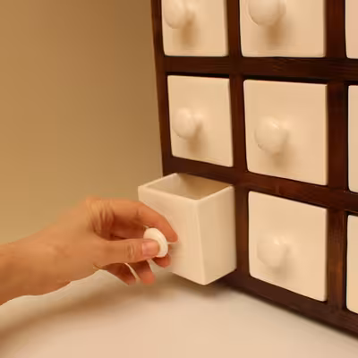 جا ادویه 9 پارچه مدل کشویی کد 09