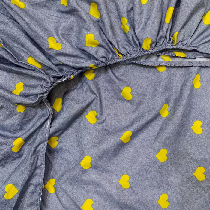 ملحفه آدنو مدل Love کد CH42 یک نفره سایز 120x200 سانتی متر
