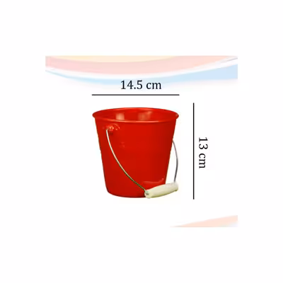 گلدان مدل پلاستیکی سطلی کد 15