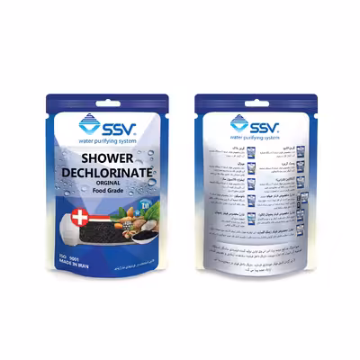 شارژ فیلتر دستگاه تصفیه آب اس اس وی مدل Dechlorinate وزن 140 گرم بسته 2 عددی
