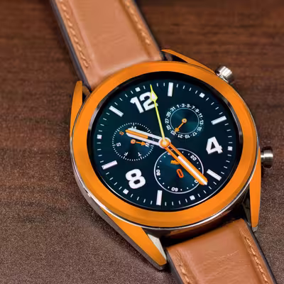 برچسب ماهوت طرح Matte-Orange مناسب برای ساعت هوشمند هوآوی Watch GT