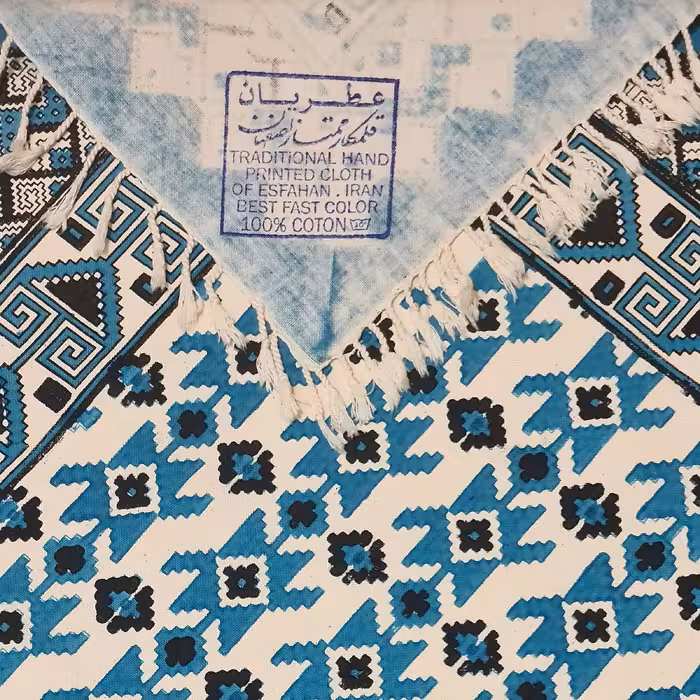 سفره قلمکار عطریان مدل ممتاز طرح گلیم کد G476