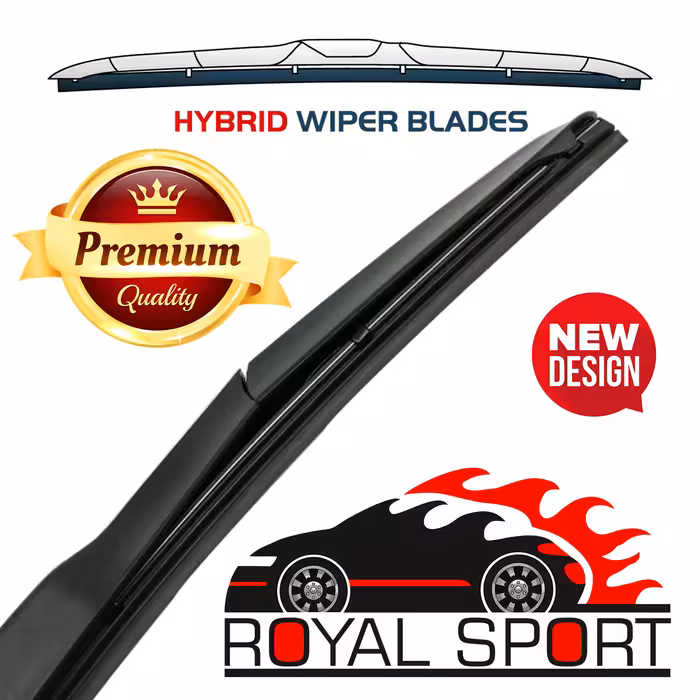 تیغه برف پاک‌کن رویال اسپرت مدل HYBRID PLUS مناسب برای تویوتا GT86 بسته 2 عددی