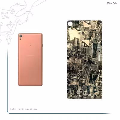برچسب پوششی ماهوت مدل Collage of Skyscraper مناسب برای گوشی موبایل سونی Xperia XA