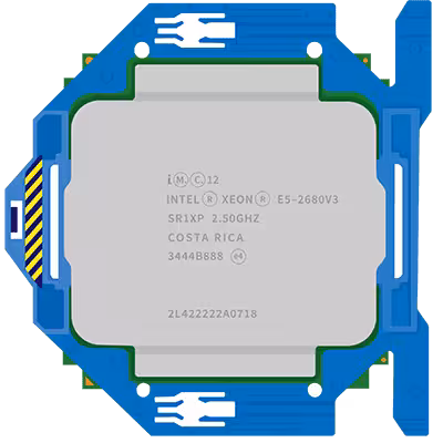 Intel Xeon E5-2680v3 (2.5GHz/12-core/30MB/120W)