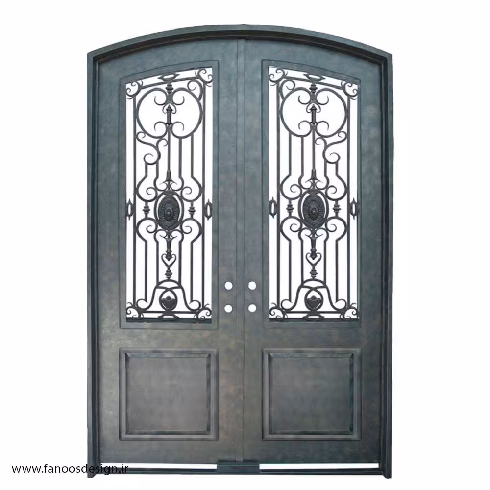 درب آهنی ورودی راه پله کد 1473