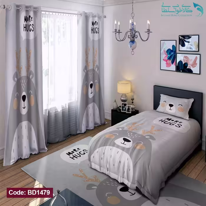 روتختی طرح آغوش بیشتر یکنفره کد BD1479