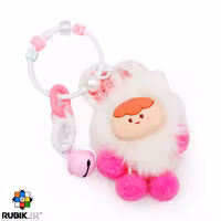 جاکلیدی پشمالوی عروسکی مدل خرگوش گوش‌بافت