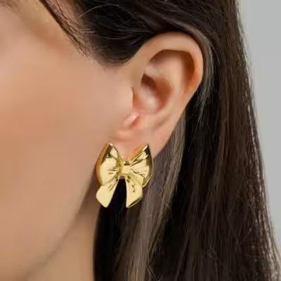 گوشواره رادیوم میخی جنس کوپر sku165