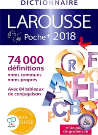 کتاب دیکشنری فرانسوی به فرانسوی لاروس Larousse De Poche Plus 2018