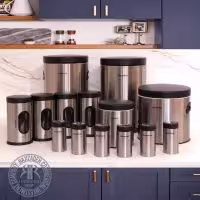 سام ست سرویس اشپزخانه  14 پارچه استیل استاتیس  3028001