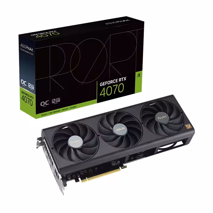 کارت گرافیک ایسوس ProArt GeForce RTX 4070 OC Edition 12GB
