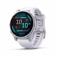 قیمت و خرید ساعت نقره ای گارمین مدل fenix 8 - 43 mm، AMOLED اورجینال