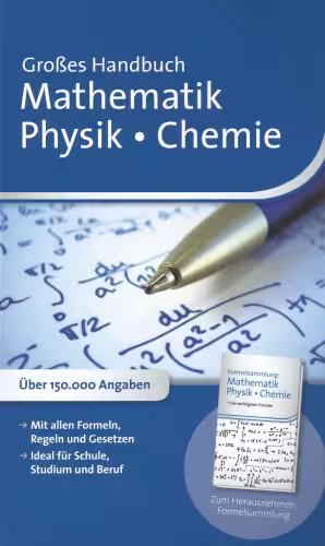خرید و دانلود نسخه کامل کتاب Großes Handbuch - Mathematik, Physik, Chemie