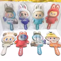 آینه چوبی دسته دار لبوبو تک سلفون