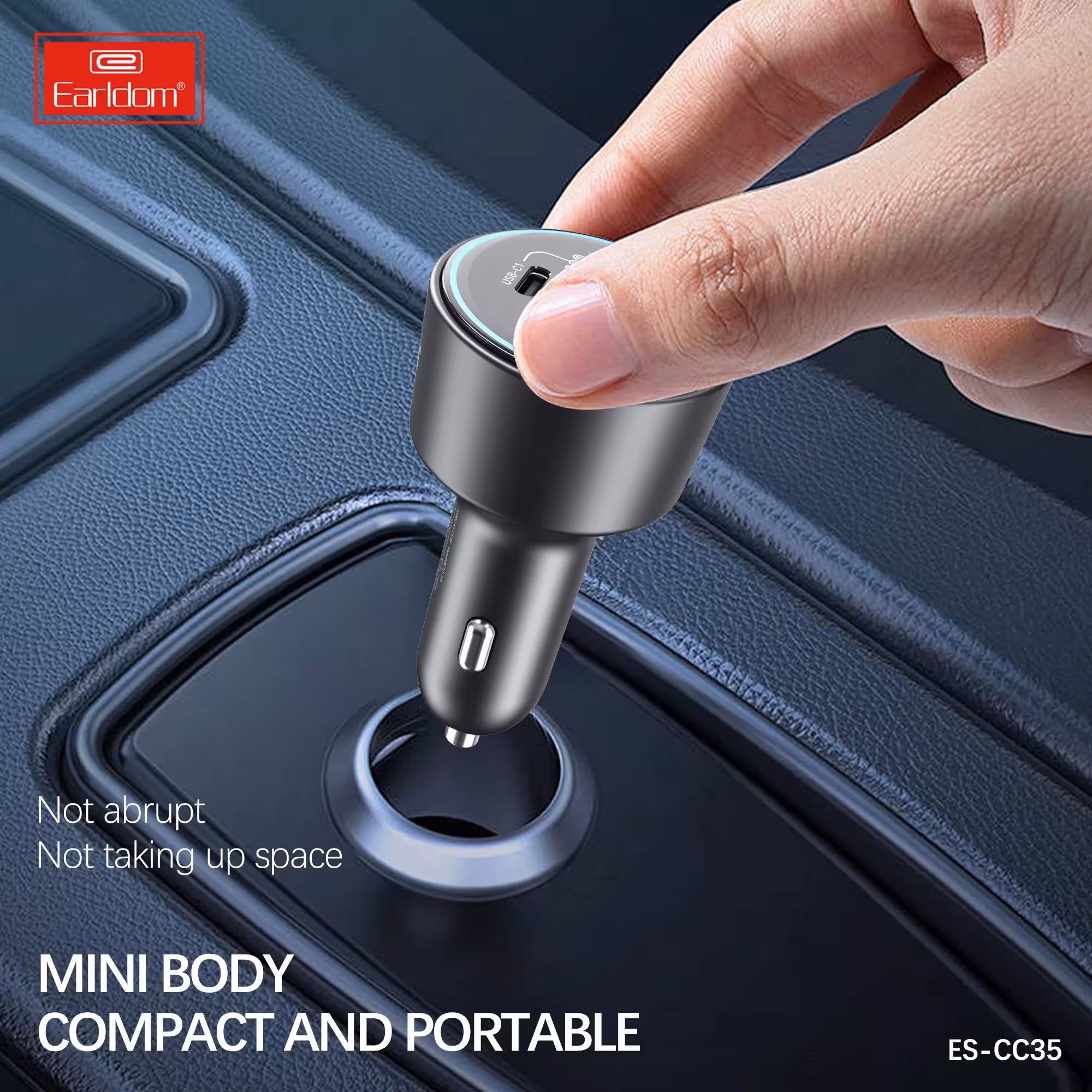 شارژر فندکی 200 وات 3 پورت ارلدام مدل CC35