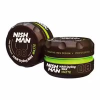 ژل واکس مو حالت دهنده نیشمن (Nishman) مدل Matte شماره 08