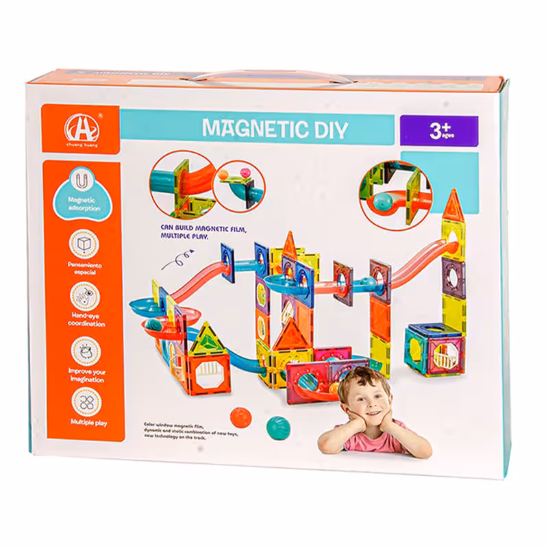 اسباب بازی کاشی مغناطیسی 118 تکه کد CH1006