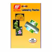 طلق پرس 150 میکرون براق HF سایز A4