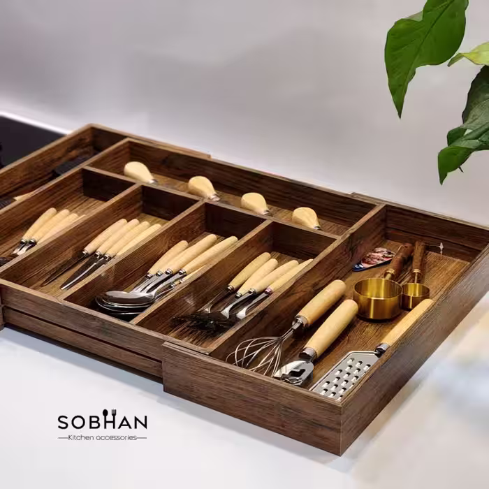 جا قاشقی کابینتی کشویی