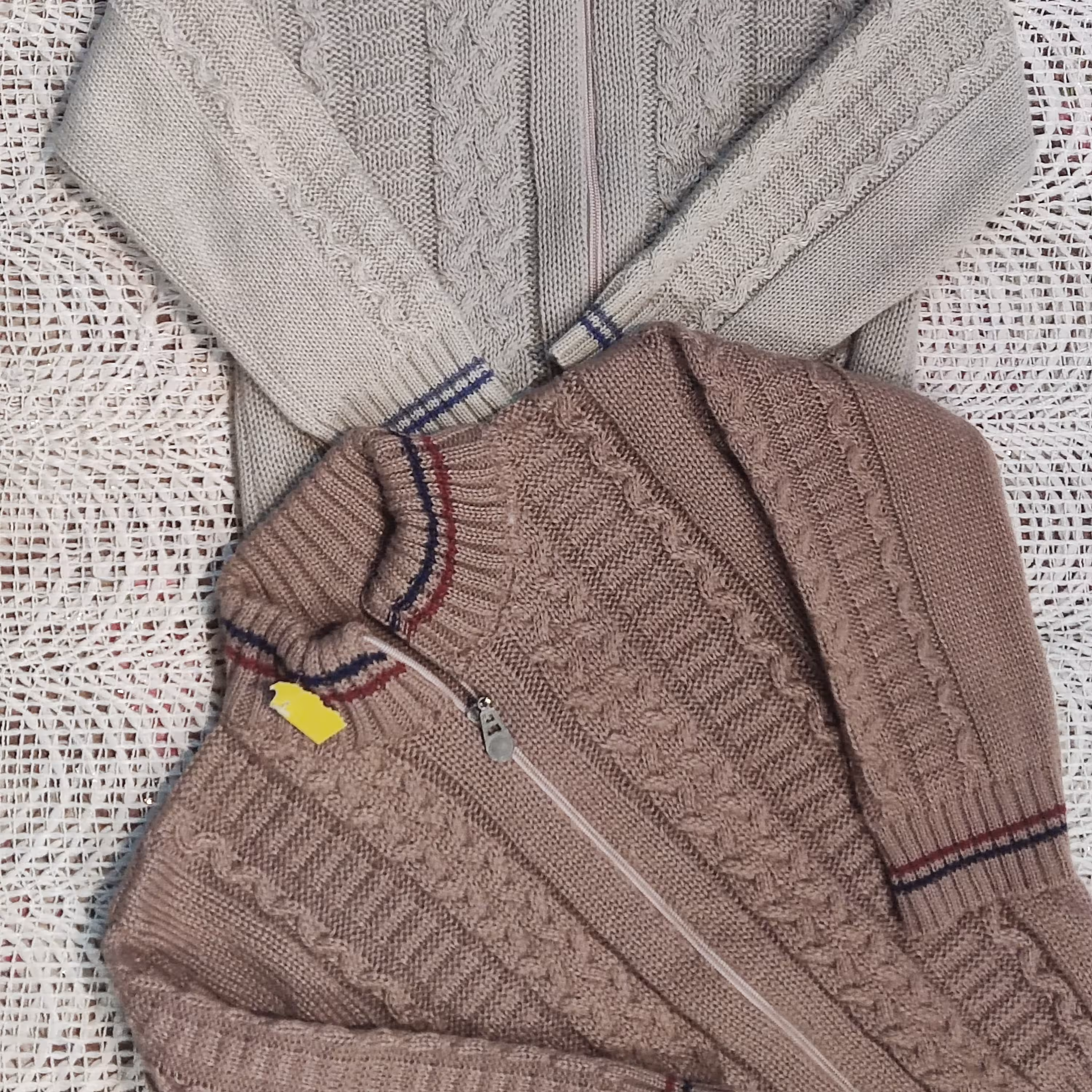ژاکت جلو زیپ پسرانه