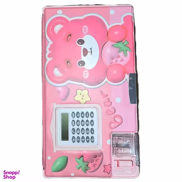 جامدادی مدل ماشین حساب دار طرح خرسی کد 2025