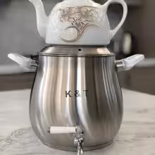 کتری و قوری استیل کی اند تی کد 1023