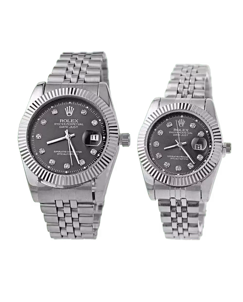 ست ساعت مچی مردانه و زنانه رولکس ROLEX طرح DATEJUST مدل 1270