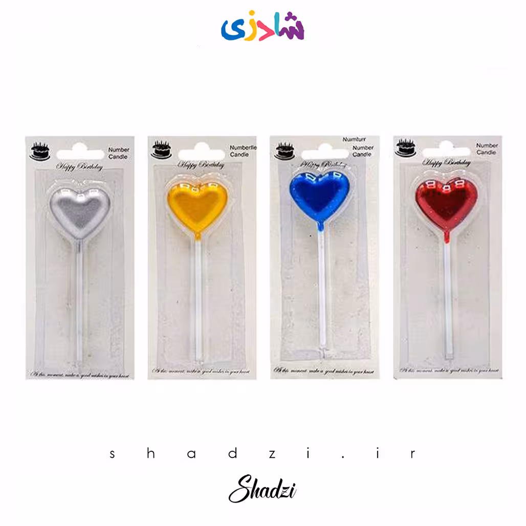 شمع تولد قلب تکی