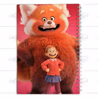 دفتر مشق کارتون قرمز شدن