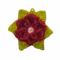 اسکاچ مدل سوزنی طرح گل بسته 2 عددی