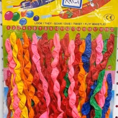 بادکنک ماری پیچی ورقی