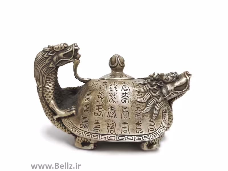 قوری اژدها برنز (طرح2)