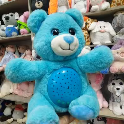 عروسک خرس موزیکال ماه و ستاره